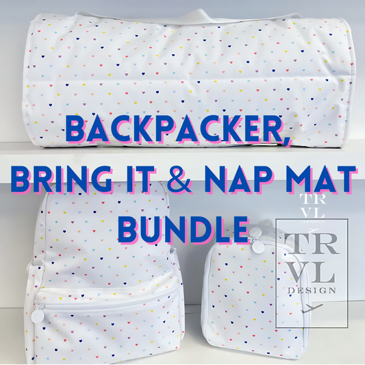 *TRVL BUNDLE DEAL* Backpacker, Bring It, & Nap Mat