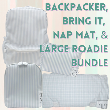 *TRVL BUNDLE DEAL* Backpacker, Bring It, Nap Mat, and Large Roadie