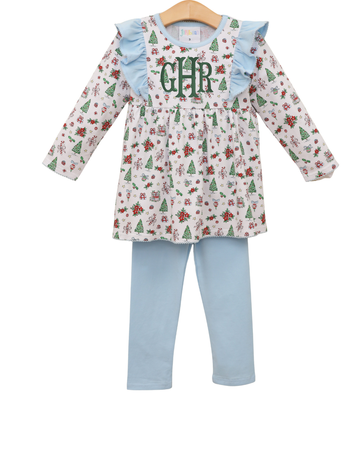 Pre Order: Christmas Tidings Frances Pants Set