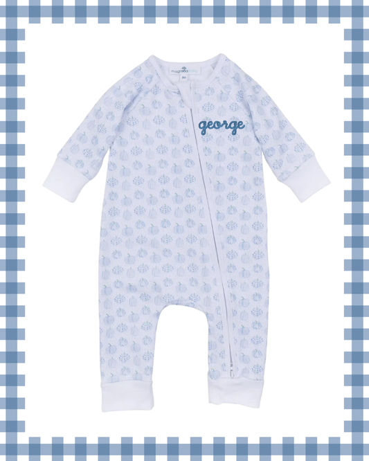 Magnolia Baby: Precious Pumpkins Zippy