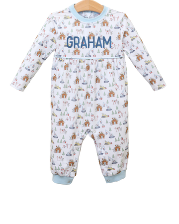 Pre Order: Constructing Christmas Patrick Romper
