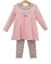 Pre Order: Frosty Friends Ruffle Pants Set