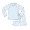 Boy’s Gingham Swim Set