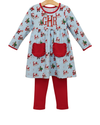 Pre Order: Here Comes Santa Claus Reese Pants Set