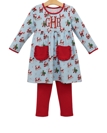 Pre Order: Here Comes Santa Claus Reese Pants Set