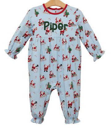 Pre Order: Here Comes Santa Claus Sadie Romper