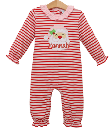 Pre Order: Jolly St. Nick Ruffle Romper