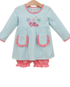 Pre Order: Let It Snow Ruffle Bloomer Set