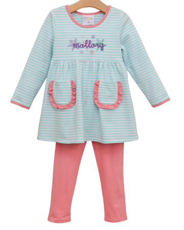Pre Order: Let It Snow Ruffle Pants Set