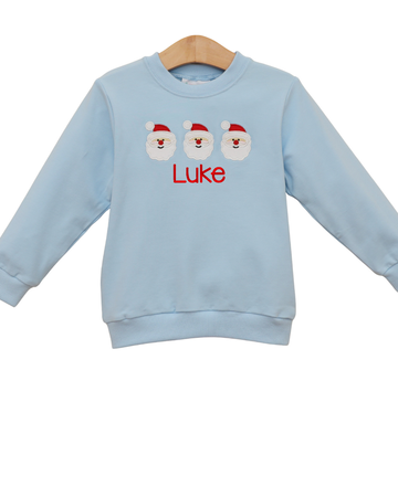 Pre Order: Santa Pullover (Blue)