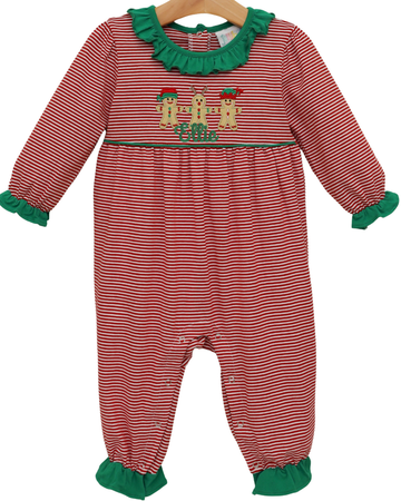 Pre Order: Santa's Sweet Helpers Ruffle Romper