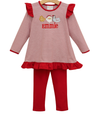 Pre Order: Santa's Treats Ruffle Pants Set