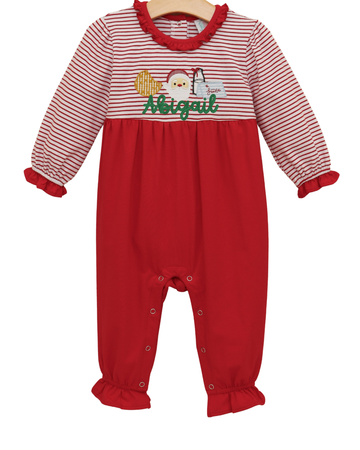 Pre Order: Santa's Treats Ruffle Romper