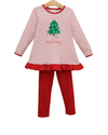 Pre Order: Underneath the Tree Ruffle Pants Set