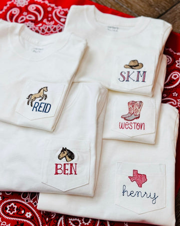 Rodeo Pocket Tee- Boy
