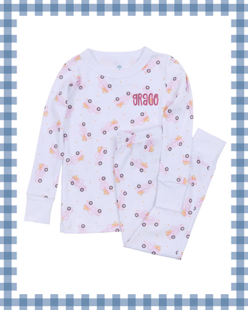 Magnolia Baby: Pumpkin Patch Fun Long Pajamas