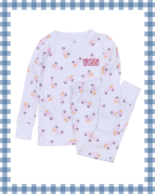 Magnolia Baby: Pumpkin Patch Fun Long Pajamas