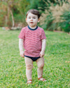 PRE ORDER: Avery Diaper Set (Red Stripe & Navy)