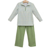PRE-ORDER: Basin Plaid Evan Pullover Pants Set