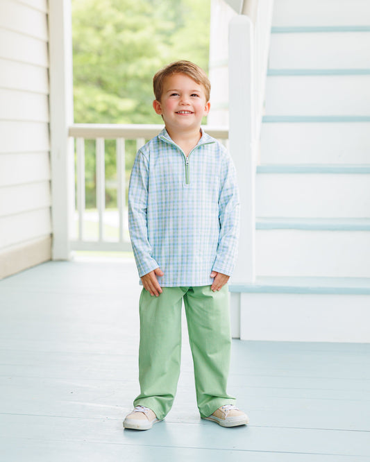 PRE-ORDER: Basin Plaid Evan Pullover Pants Set