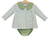 PRE-ORDER: Basin Plaid Liam Diaper Set