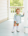 PRE-ORDER: Basin Plaid Liam Diaper Set