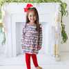 Pre Order: Bows & Baubles Christmas Flutter Pants Set