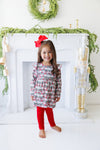 Pre Order: Bows & Baubles Christmas Flutter Pants Set