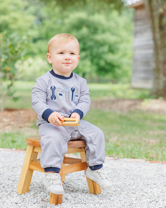 PRE-ORDER: Built to Play Romper