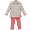 PRE-ORDER: Cottage Blooms Elise Ruffle Pullover Set