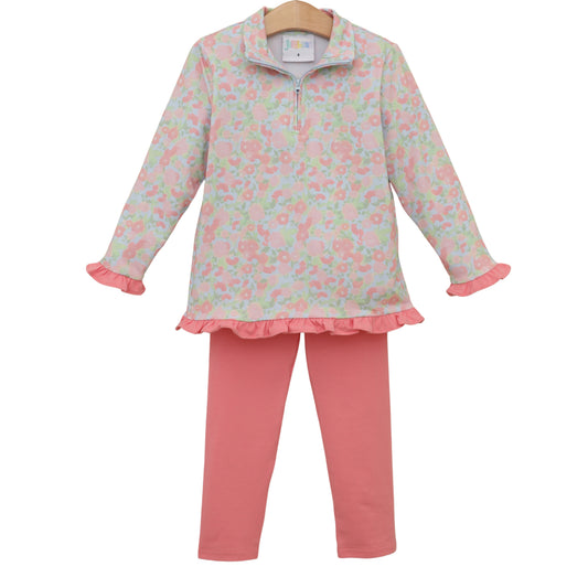 PRE-ORDER: Cottage Blooms Elise Ruffle Pullover Set