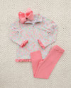 PRE-ORDER: Cottage Blooms Elise Ruffle Pullover Set