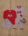 Pre Order: Festive Firetruck Romper