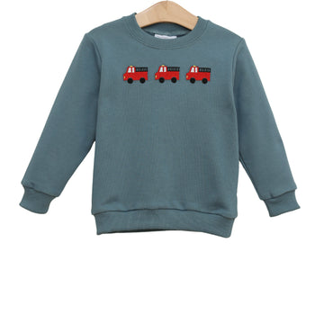 PRE-ORDER: Firetruck Trio French Terry Pullover
