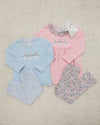 Pre Order: Frosty Friends Ruffle Pants Set
