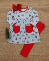 Pre Order: Here Comes Santa Claus Reese Pants Set
