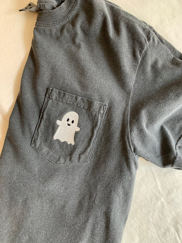 SALE: Adult Ghost Pocket Tee