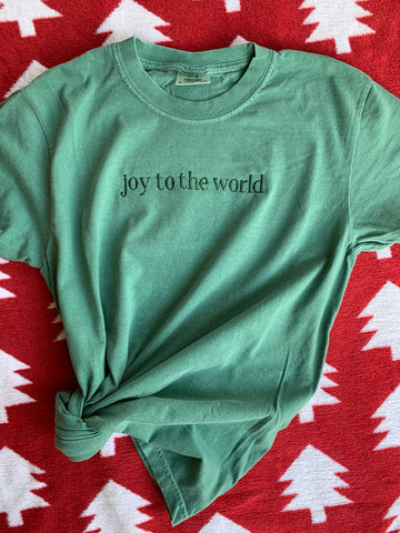 SALE: Adult Joy to the World Tee
