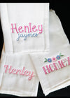 Baby Burp Cloth Set