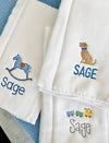 Baby Burp Cloth Set