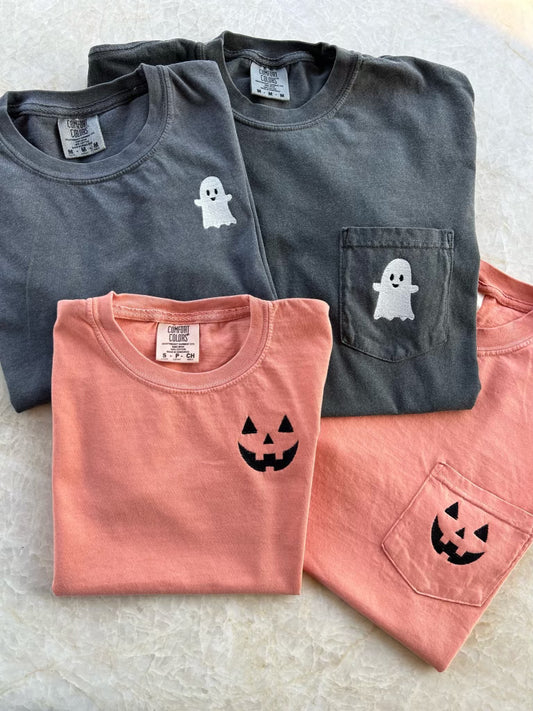 Adult Ghost Pocket Tee