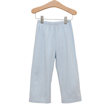 Pre Order: Knit Pants (Light Blue Stripe)