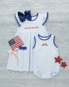 PRE ORDER: Let Freedom Ring Ruffle Pocket Dress