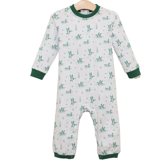 PRE-ORDER: Marsh Mallards Thomas Romper