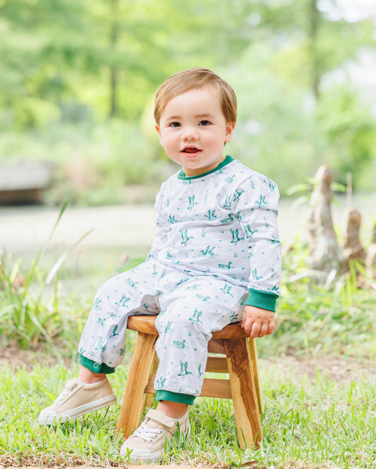 PRE-ORDER: Marsh Mallards Thomas Romper