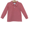 Pre Order: Michael Polo LS (Red Stripe)