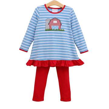 PRE-ORDER: On the Farm Ruffle Pants Set