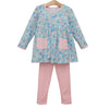 PRE-ORDER: Painted Petals Caroline Pants Set