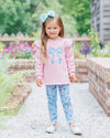 PRE-ORDER: Painted Petals Ruffle Sweatshirt Set