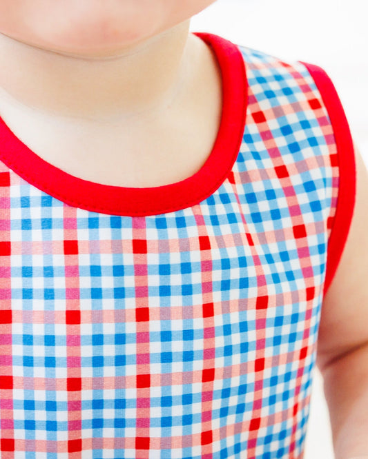 PRE ORDER: Patriotic Plaid Avery Bubble